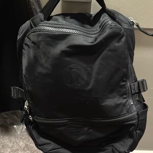 Lululemon Athletica Black Urban Backpack with Adjustable Straps